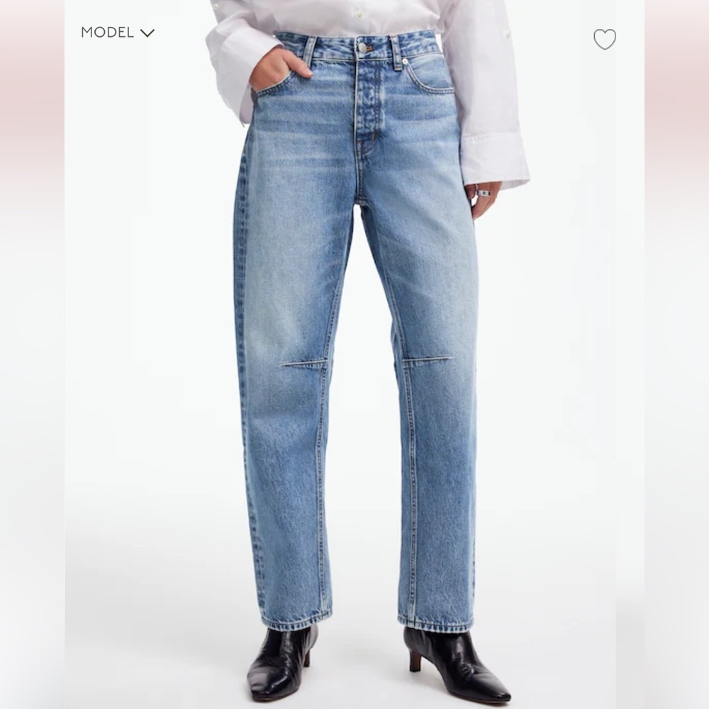 Madewell The Darted Barrel-Leg Jeans Size 26
